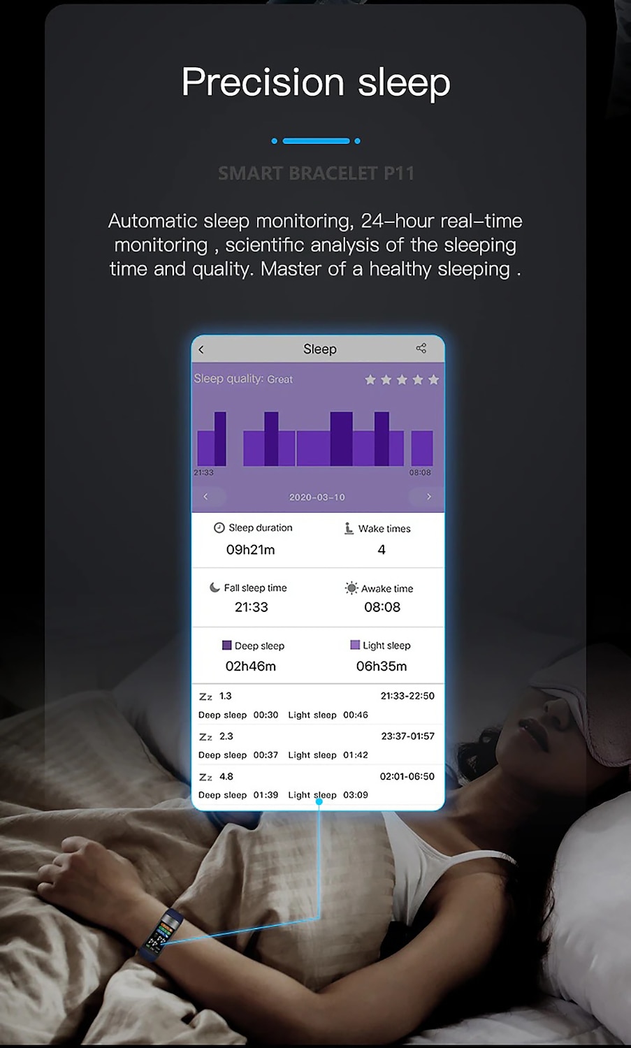 P11 PLUS Умные часы 0.96 дюймовый Умные браслеты ЭКГ + PPG Педометр Напоминание о звонке Фитнес-трекер Датчик для отслеживания активности Совместим с Android iOS IP 67 Женский Мужчины 2025 - $47.99 –P11
