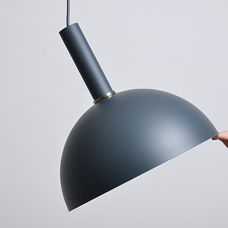 ledet pendellampe 35 cm enkelt design pendellampe metallmalte utførelser led nordic style 110-240 v 2025 - $229.99 –P7