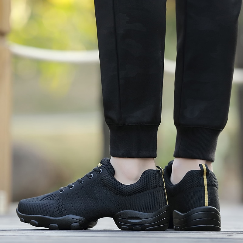 ανδρικά αθλητικά παπούτσια χορού από δίχτυ που αναπνέουν - ελαφριά παπούτσια τζαζ με κορδόνια με μαλακή σόλα για άνεση και ευελιξία 2026 - $59.99 –P7