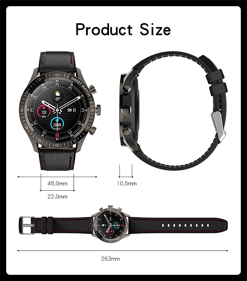 SENBONO MAX5 Smart Watch 1.32 inch Smartwatch Fitness Running Watch  Bluetooth Pedometer Sleep Tracker Heart Rate Monitor Compatible with  Android iOS Men Women Message Reminder Call Reminder Camera 2022 - US $41.99
