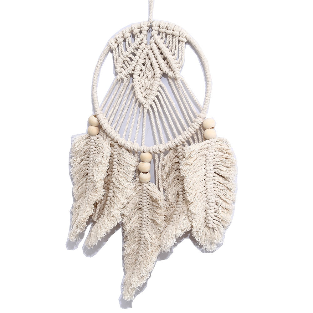 Boho łapacz snów handmade prezent dekoracje ścienne wiszące ozdoba artystyczna rzemiosło tkane makrama dla dzieci sypialnia festiwal weselny 20*42cm 2025 - $26.99 –P11