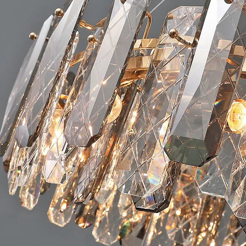 LED Pendant Lights 60 cm Pendant Lantern Design Chandelier Stainless Steel Electroplated Modern 110-240V 2025 - $1256.79 –P7