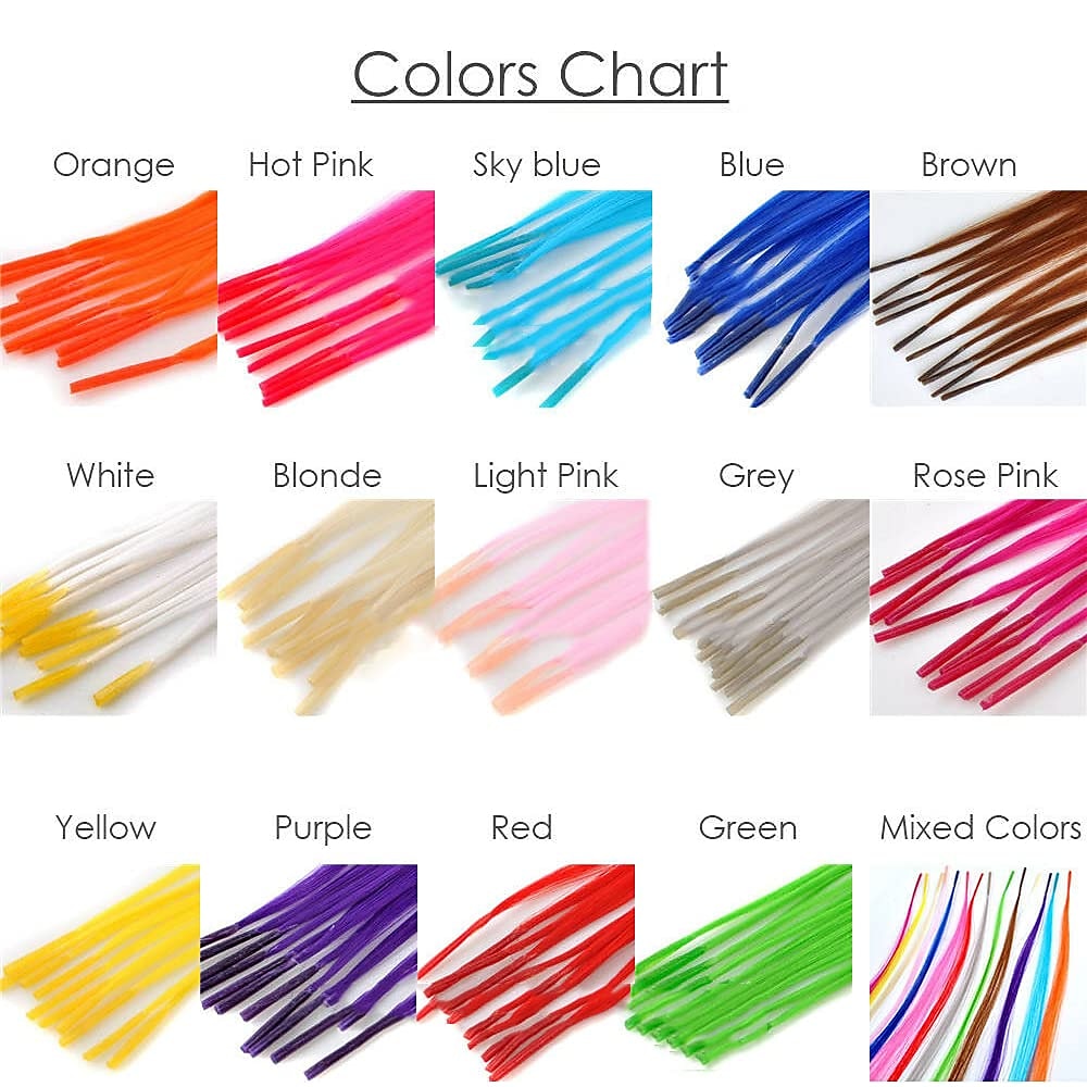 Kit d'extensions de cheveux synthétiques i tip fusion de kératine diverses couleurs Kit de cheveux de bâton de pointe de kératine de 16 pouces pour les femmes 30 brins/paquet de 2025 ? $15.99 –P3