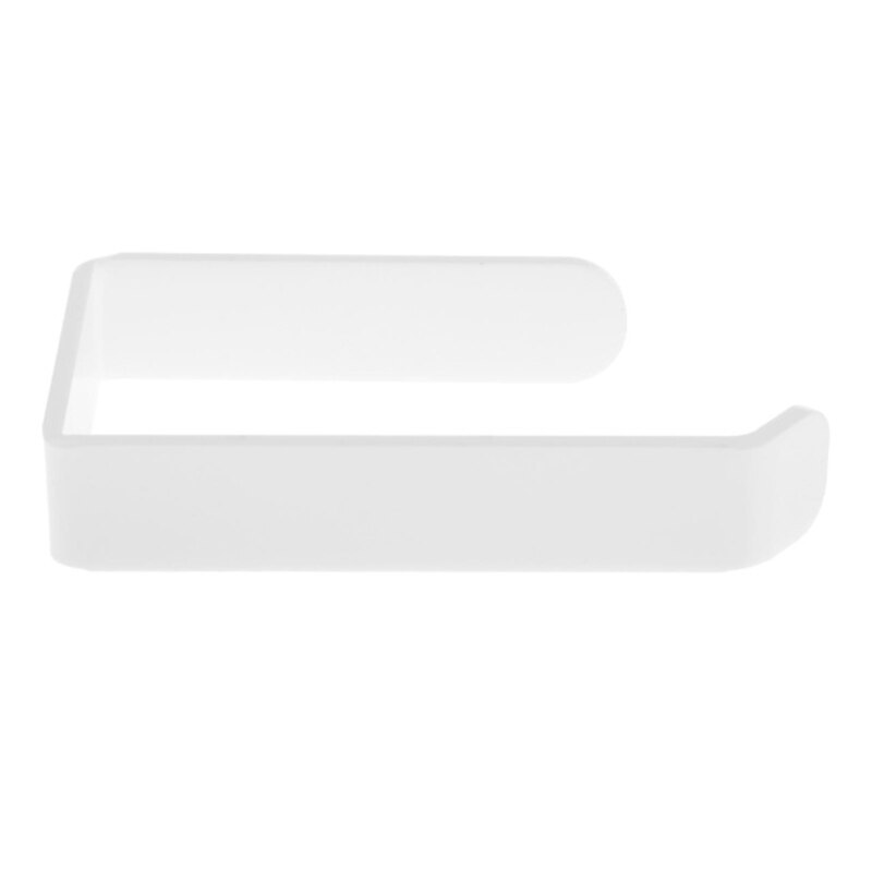 Acryl-Toilettenpapierhalter, selbstklebender Taschentuchhalter, Wandmontage, Badezimmer, Küchenrollenhaken, moderner schwarzer Aufhänger 2025 - $14.49 –P6
