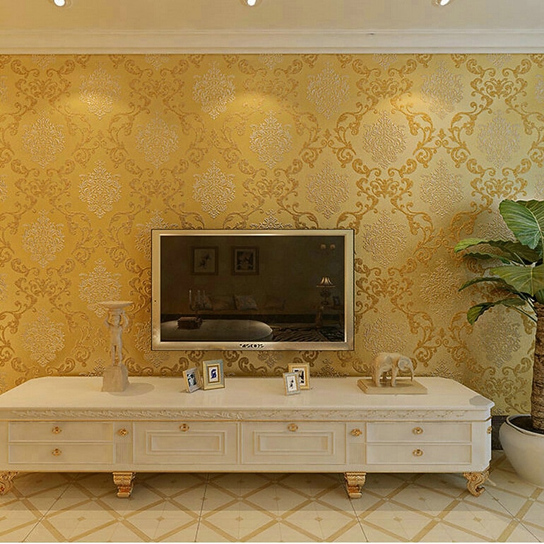 parede de papel de parede cobrindo adesivo de filme descascar e colar água moderna ondulação 3d decoração de casa em não tecido 53 * 950 cm de 2026 por $21.99 –P12