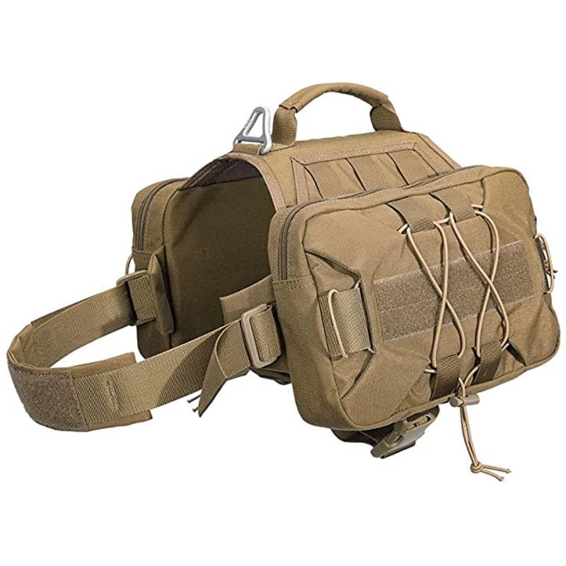 hondenpakket hound dog zadeltas rugzak voor reizen camping wandelen medium&amp;versterker; grote hond met 2 ruime zijzakken 2025 - $59.99 –P1