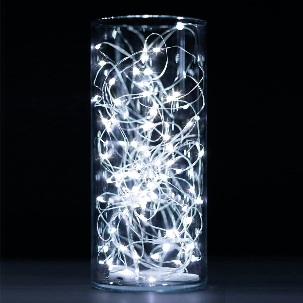 Elegant Wedding Reception Party 24pcs 1M 10Leds LED String Fairy Lights Garland Decorative Light Outdoor String Lights Copper Wire CR2032 Battery Operated Christmas Wedding Party Decoration 2025 - $34.99 –P15