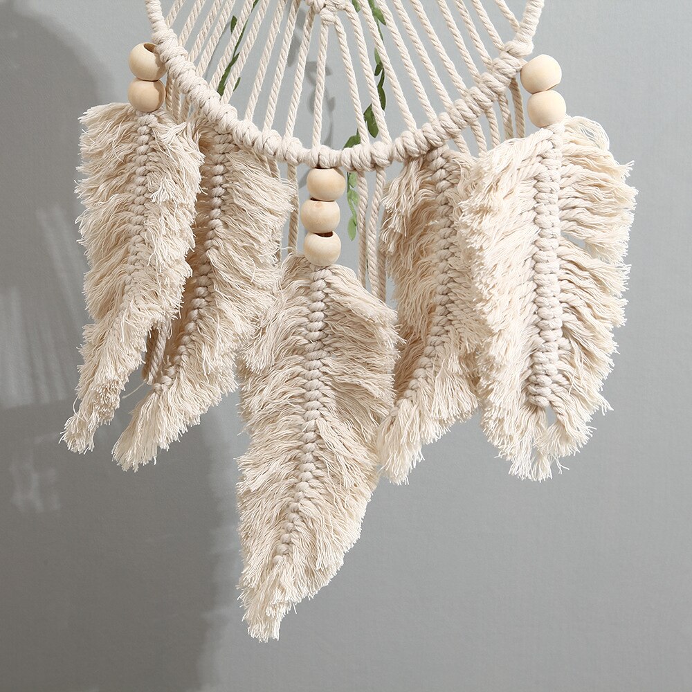 Boho łapacz snów handmade prezent dekoracje ścienne wiszące ozdoba artystyczna rzemiosło tkane makrama dla dzieci sypialnia festiwal weselny 20*42cm 2025 - $26.99 –P7