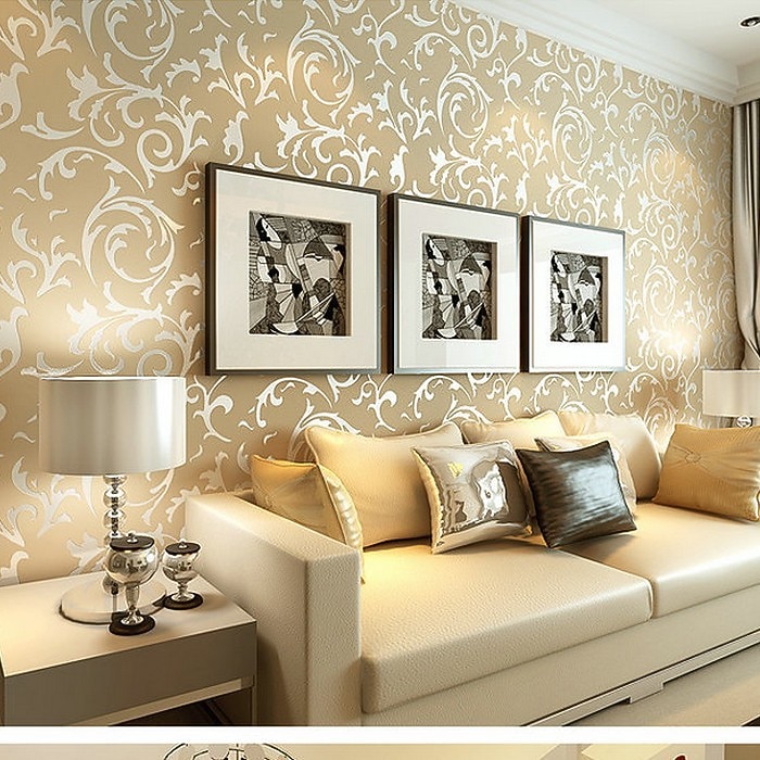 parede de papel de parede cobrindo adesivo de filme descascar e colar água moderna ondulação 3d decoração de casa em não tecido 53 * 950 cm de 2026 por $21.99 –P6