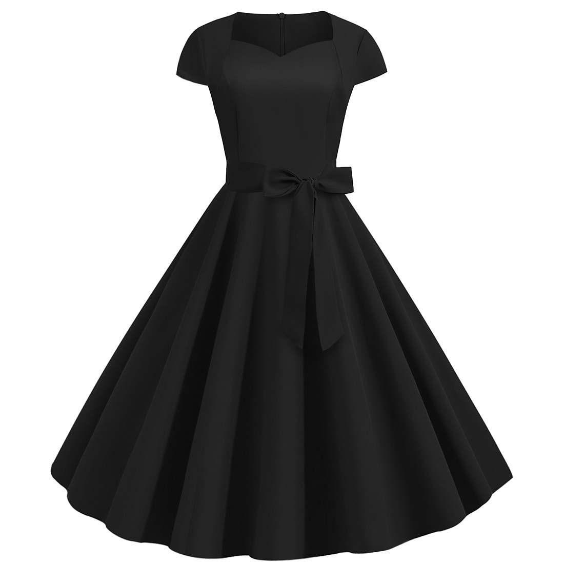 Retro Vintage 1950s Vacation Dress Flapper Dress Swing Dress Christmas Party Dress Audrey Hepburn Women's Cosplay Costume Masquerade Casual Daily Dress Attire Christmas Party 2026 - $29.99 –P5