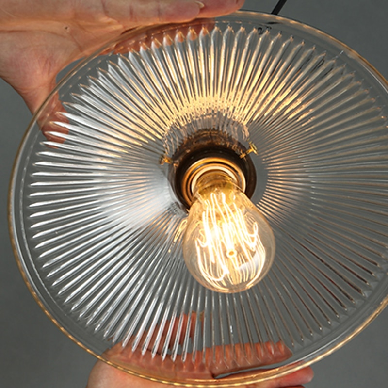 lampada a sospensione a led in vetro casa colonica vintage e27 lampada da soffitto vintage leggera lampada paralume industriale per soggiorno, soggiorno, sala da pranzo, ristorante, bar 110-240v del 2026 a $82.99 –P6