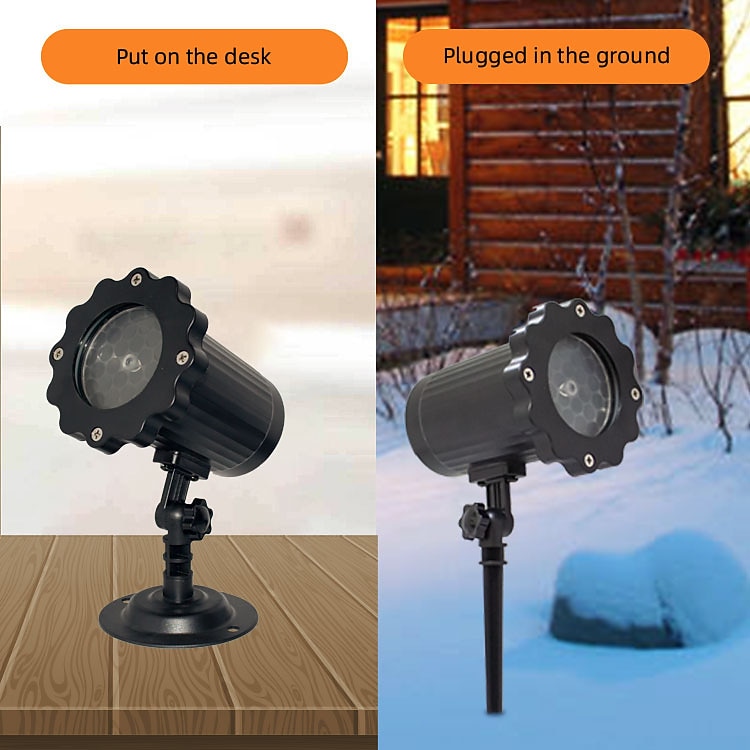 Christmas Light Snowflake Projection Lamp Christmas Decoration Lamp Can Be Remotely Plugged In 2025 - $40.99 –P2