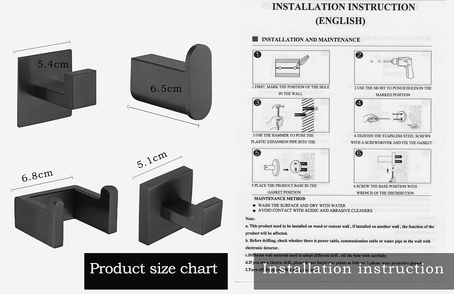 4 крючка для халатов, крючки для полотенец из нержавеющей стали 304, настенные крючки для одежды для ванной/кухни 2026 - $64.99 –P1