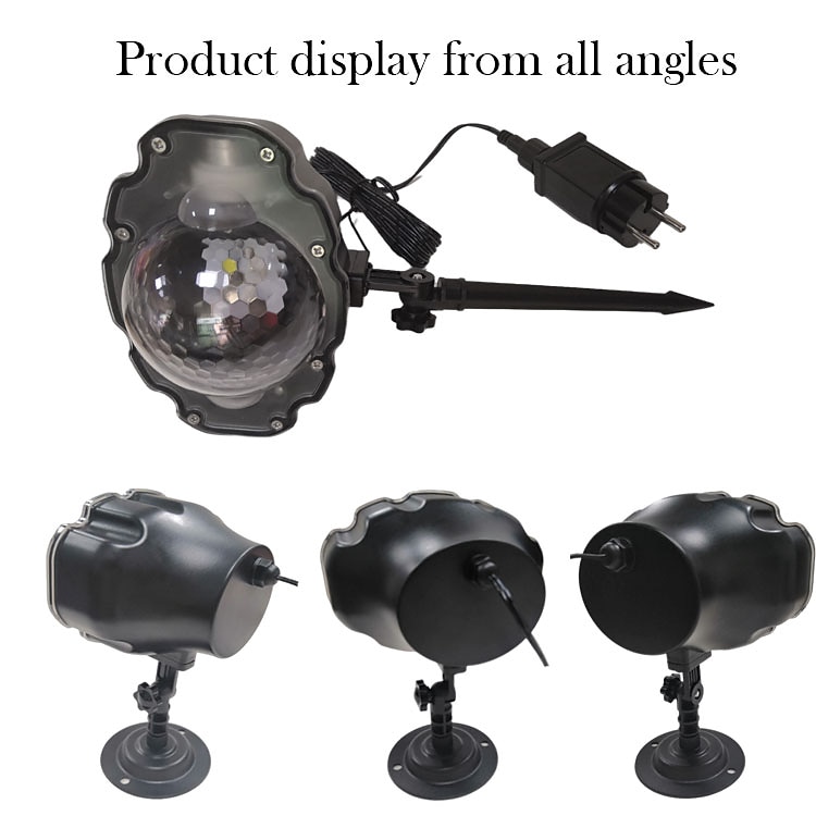 Christmas Snowflake Projection Lamp Ground Plug-in Vertical Dual-purpose Snowflake Projector Lamp Christmas Decoration Lamp Can Be Plugged In 2025 - $41.99 –P3