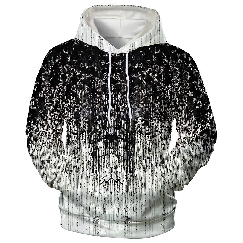 galaxy splatter pullover hoodie