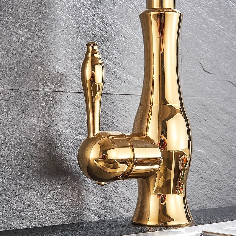 rubinetto da cucina con doccetta estraibile, ottone 2 modalità monocomando monoforo rubinetti da cucina in stile moderno con interruttore caldo e freddo del 2025 a $161.99 –P3