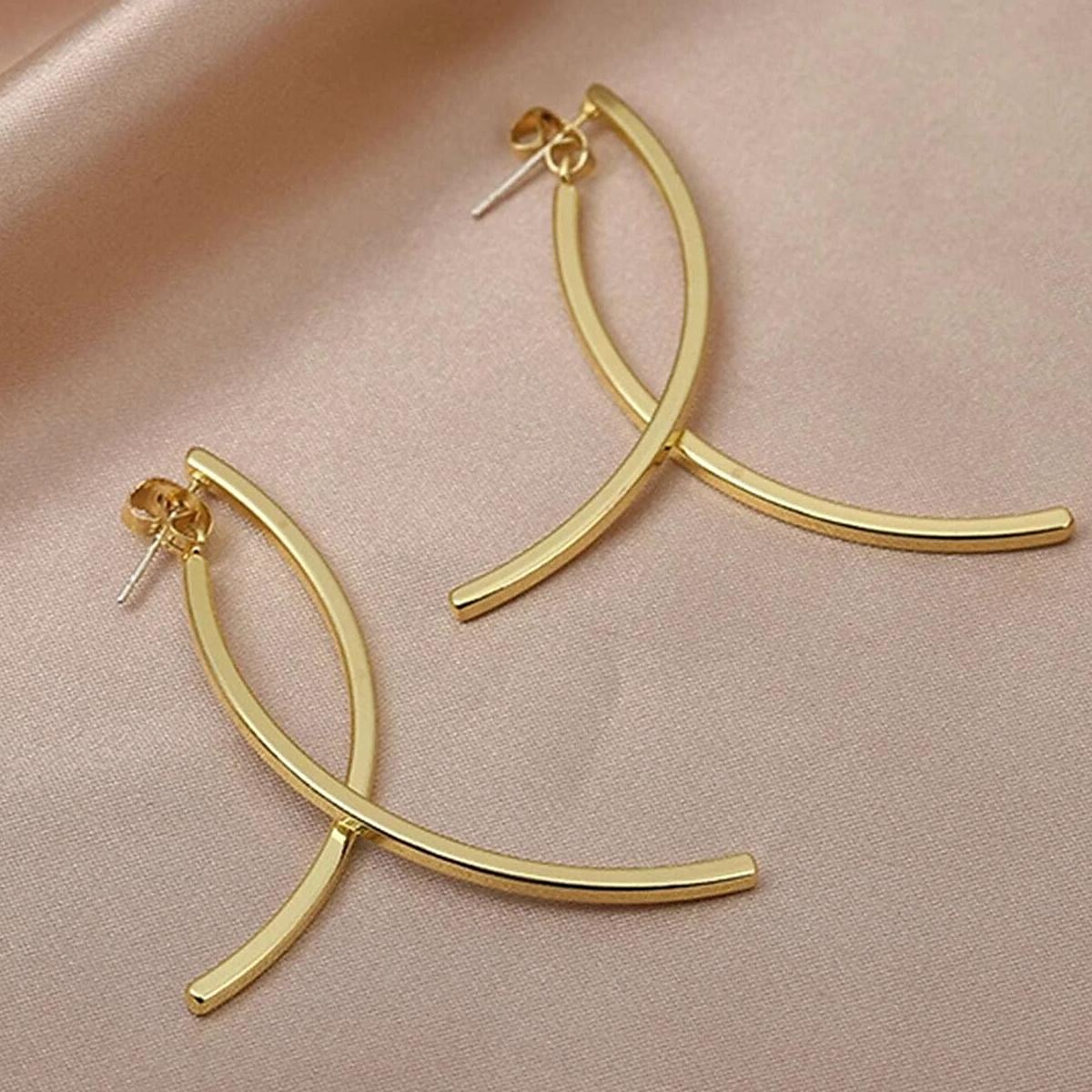 1 Paire Boucles d'oreilles For Femmes Anniversaire Tenue de soirée Cadeau Alliage Classique Remise de diplôme Mode de 2025 ? $8.49 –P4
