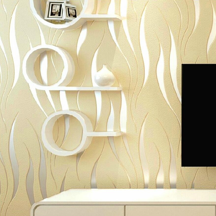 parede de papel de parede cobrindo adesivo de filme descascar e colar água moderna ondulação 3d decoração de casa em não tecido 53 * 950 cm de 2026 por $21.99 –P9