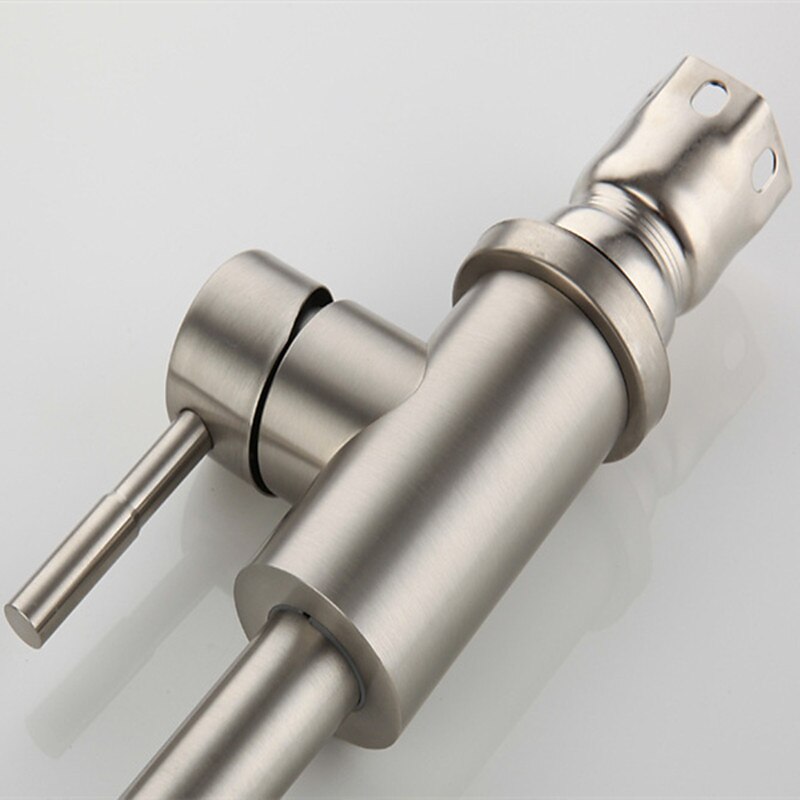 Baterie pentru chiuvetă de bucătărie cu pulverizare extrasă montată pe puntea de pulverizare, oțel inoxidabil 304 robinete pentru vas de bucătărie rotative 360 pentru chiuveta de spălat legume nichel periat negru 2025 - $64.99 –P3