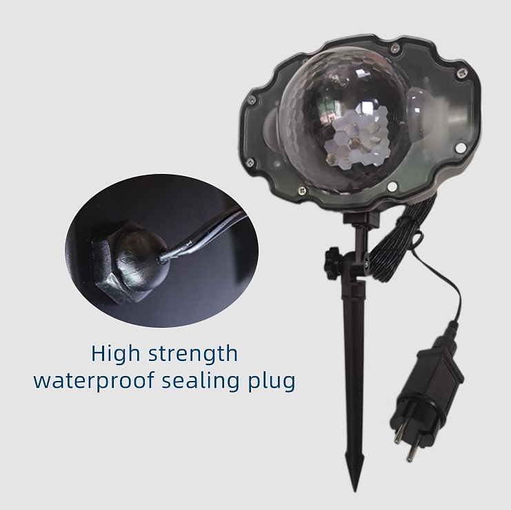 Christmas Snowflake Projection Lamp Ground Plug-in Vertical Dual-purpose Snowflake Projector Lamp Christmas Decoration Lamp Can Be Plugged In 2025 - $41.99 –P5