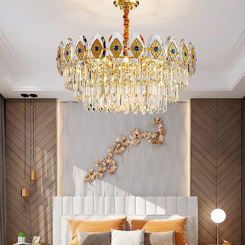 lampada a sospensione a led 80 cm lampadario a sospensione design lanterna in acciaio inox elettrolitico moderno 220-240v del 2025 a $2315.99 –P10
