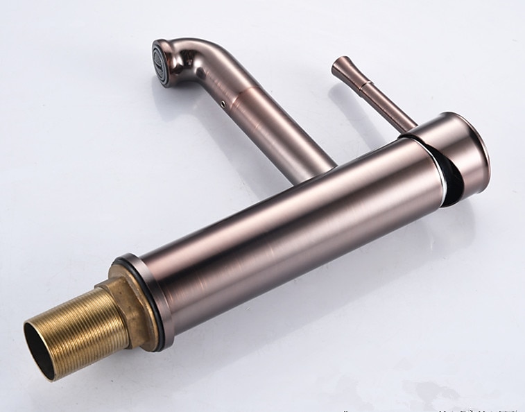 Bathroom Sink Faucet - Pull Out Oil-Rubbed Bronze / Antique Brass Centerset Single Handle One Holebath Taps 2025 - $113.99 –P2