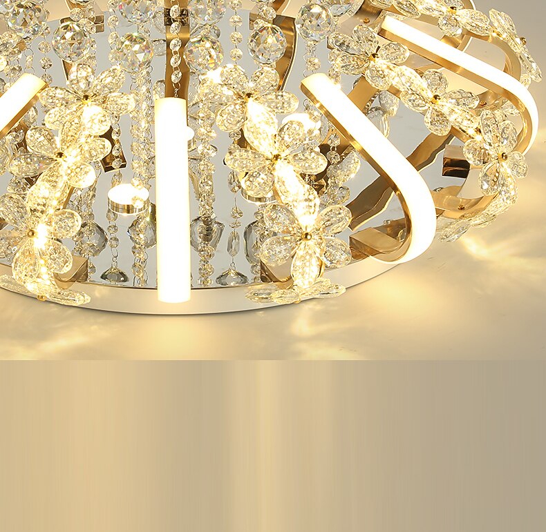 Φώτα οροφής 52cm 82cm led μοναδικής σχεδίασης πολυέλαιος χωνευτός φωτισμός ανοξείδωτος σκανδιναβικός στυλ 110-120v 220-240v 2025 - $773.99 –P13