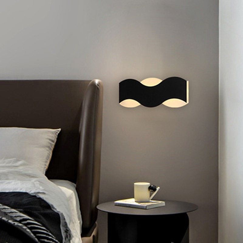 Lightinthebox LED-Wandleuchten, kreative LED, moderne LED-Wandlampen, Wohnzimmer, Schlafzimmer, Eisen-Wandleuchte, 220–240 V, 12/19 W 2025 - $56.99 –P5
