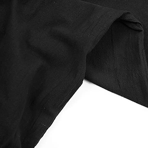 Men's Joggers Trousers Casual Pants Drawstring Elastic Waist Solid Color Stage Streetwear Fashion Punk & Gothic Loose Fit Black White 2025 - $26.99 –P7