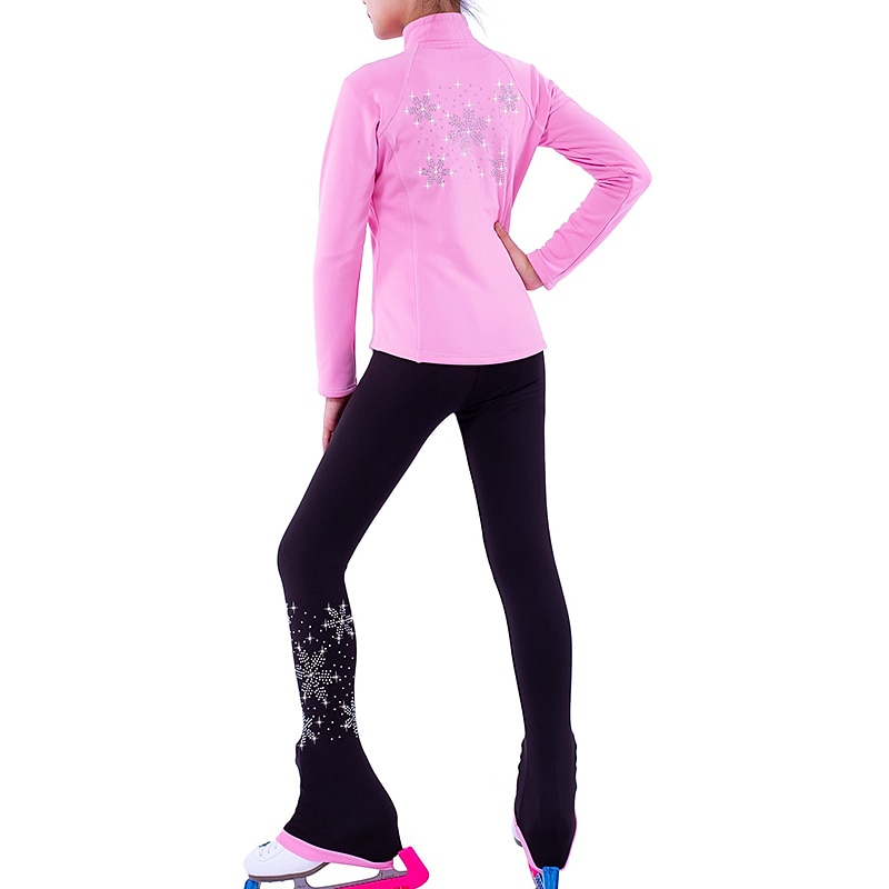 Figure Skating Jacket with Pants Girls' Ice Skating Jacket Pants