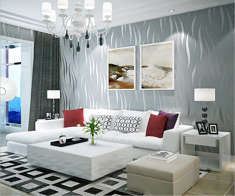 Papiers peints cool papier peint couleur unie blanc gris or papier peint fond amovible non tissé pour la décoration de la maison matériau imperméable décoration de la maison 53*950 cm de 2026 ? $25.99 –P5