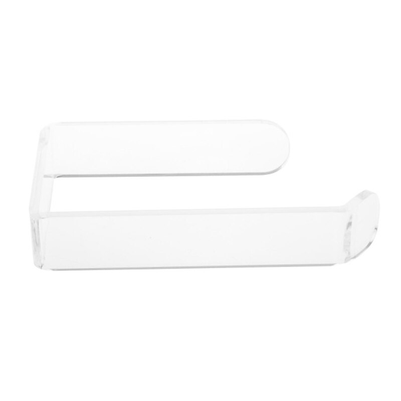 Acryl-Toilettenpapierhalter, selbstklebender Taschentuchhalter, Wandmontage, Badezimmer, Küchenrollenhaken, moderner schwarzer Aufhänger 2025 - $14.49 –P5