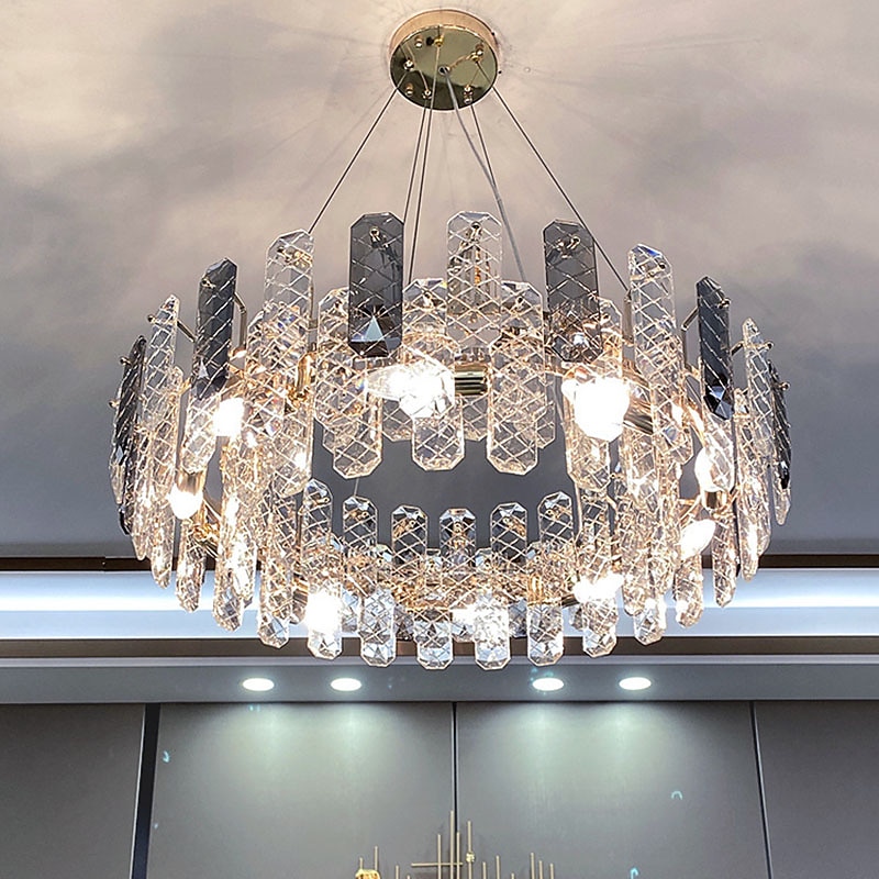 LED Pendant Lights 60 cm Pendant Lantern Design Chandelier Stainless Steel Electroplated Modern 110-240V 2025 - $1256.79 –P9