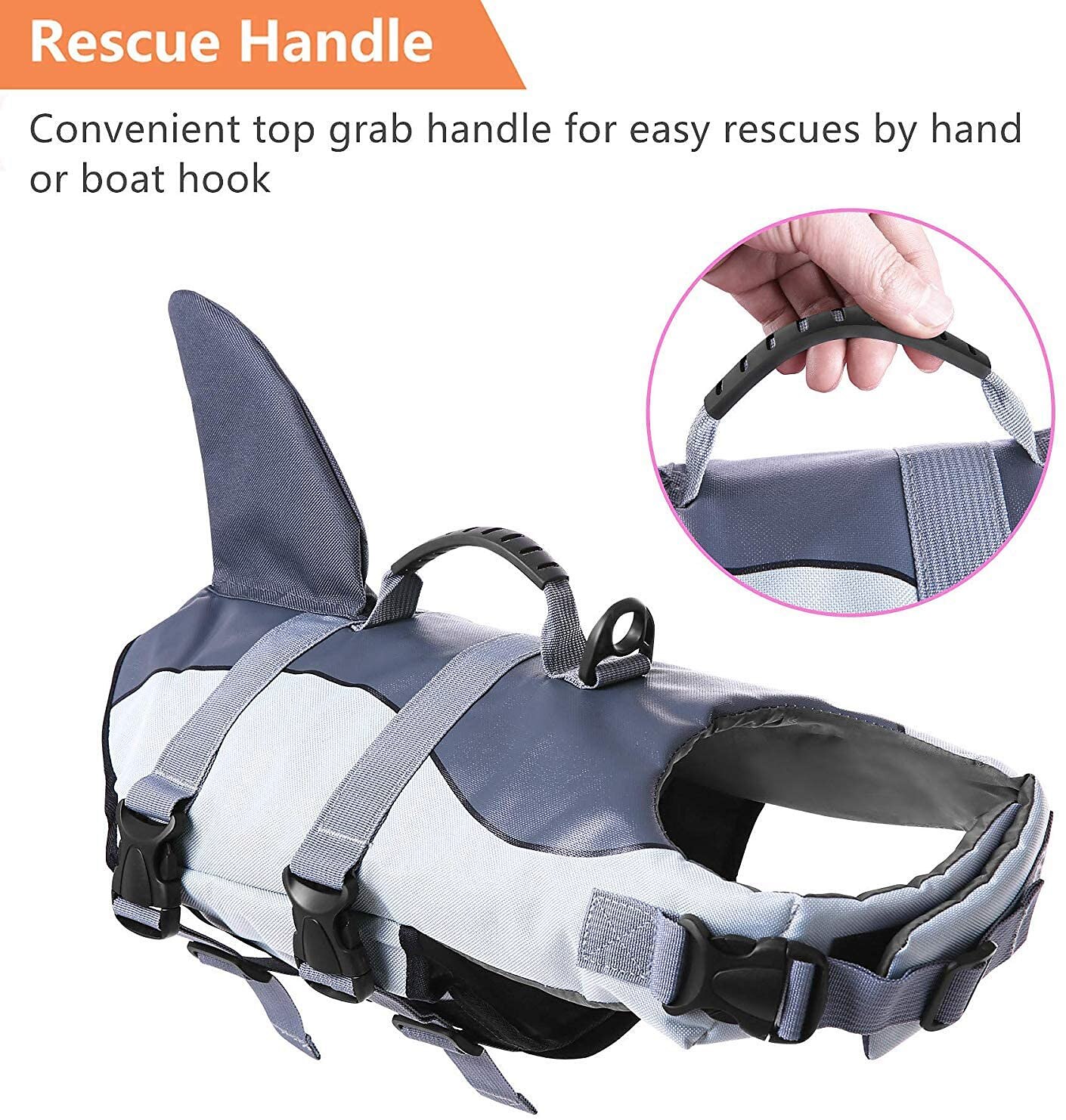 2025年 犬用 犬のライフジャケット 調整可能 安全用具 犬服 コレクション – $35.99 –P4
