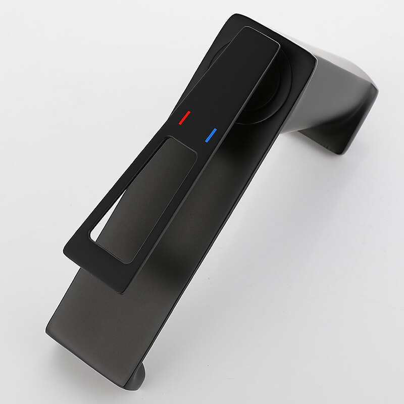 ברז אמבטיה בית חווה ידית אחת כיור כיור כיור ברז כרום/שחור/אפור/זהב זמין 2025 - $145.99 –P15