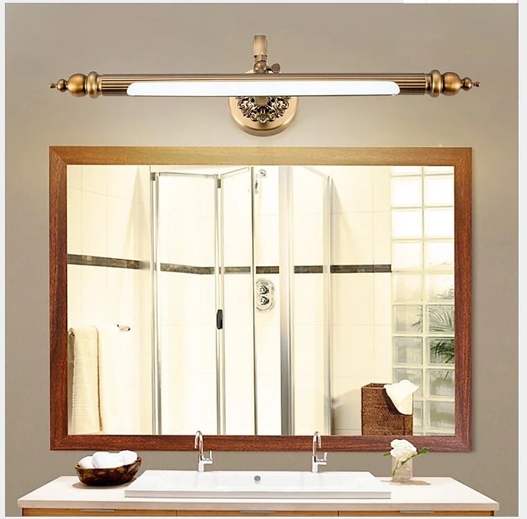 lightinthebox led vanity light waterproof led modern baie iluminat led lampi de perete dormitor baie fier perete lumina ip65 220-240v 8/10/12 w 2025 - $215.79 –P3