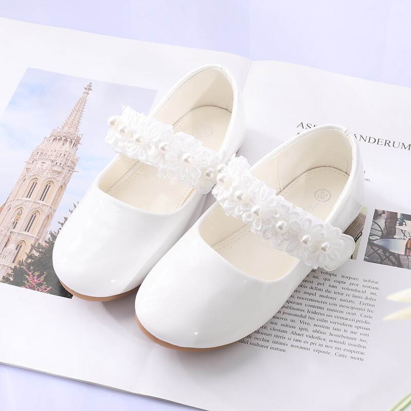 Girls Bridesmaids Party Shoes Patent Shoes Infant Sizes UK 2,3,4,5,6,7,8,9,10 