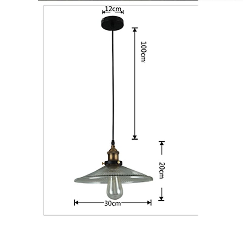 lampada a sospensione a led in vetro casa colonica vintage e27 lampada da soffitto vintage leggera lampada paralume industriale per soggiorno, soggiorno, sala da pranzo, ristorante, bar 110-240v del 2026 a $82.99 –P2