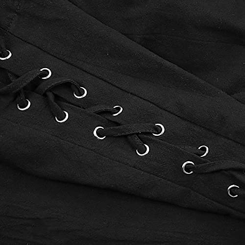 Men's Joggers Trousers Casual Pants Drawstring Elastic Waist Solid Color Stage Streetwear Fashion Punk & Gothic Loose Fit Black White 2025 - $26.99 –P6