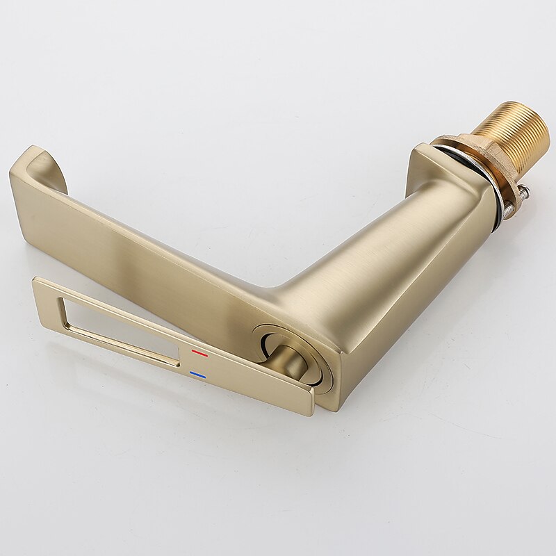 ברז אמבטיה בית חווה ידית אחת כיור כיור כיור ברז כרום/שחור/אפור/זהב זמין 2025 - $145.99 –P14