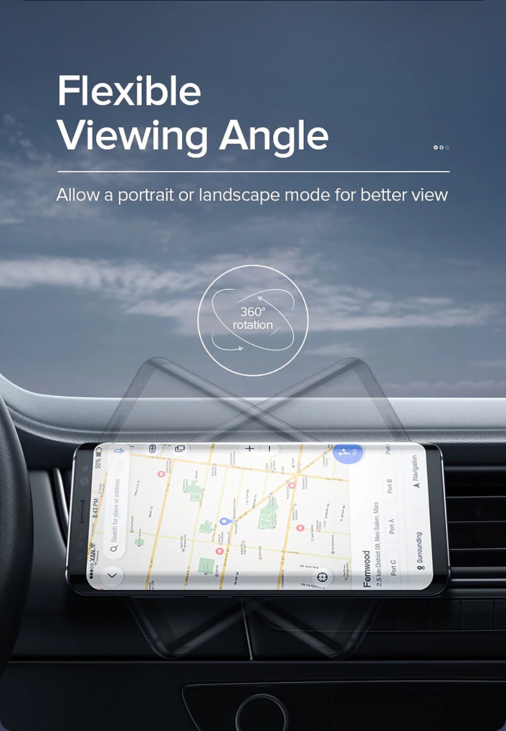 Metal Magnetic Car Phone Holder Mini Air Vent Clip Mount Magnet Mobile Stand For iPhone XS Max 11Pro Xiaomi SAMSUNG Galaxy Note10 Smartphones 2025 - $14.99 –P10