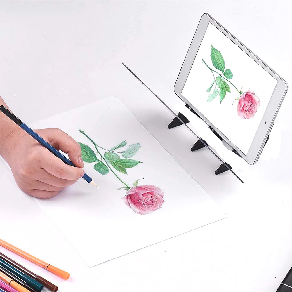 Drawing Projection Optical Drawing Board Sketch Mirror Facing Copy Table Reflection Light Image Board Tracing Drawing Board Optical Draw Projector Painting Reflection Tracing Line Table 2025 - $12.99 –P5