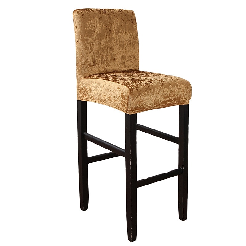 Velvet Bar Stool Covers Stretch, Burgundy Soft Non Slip Height Stool Covers with Elastic Bottom Removable Washable High Seat Chair Protectors for Dining Room Kitchen Barstool 2025 - $12.49 –P18