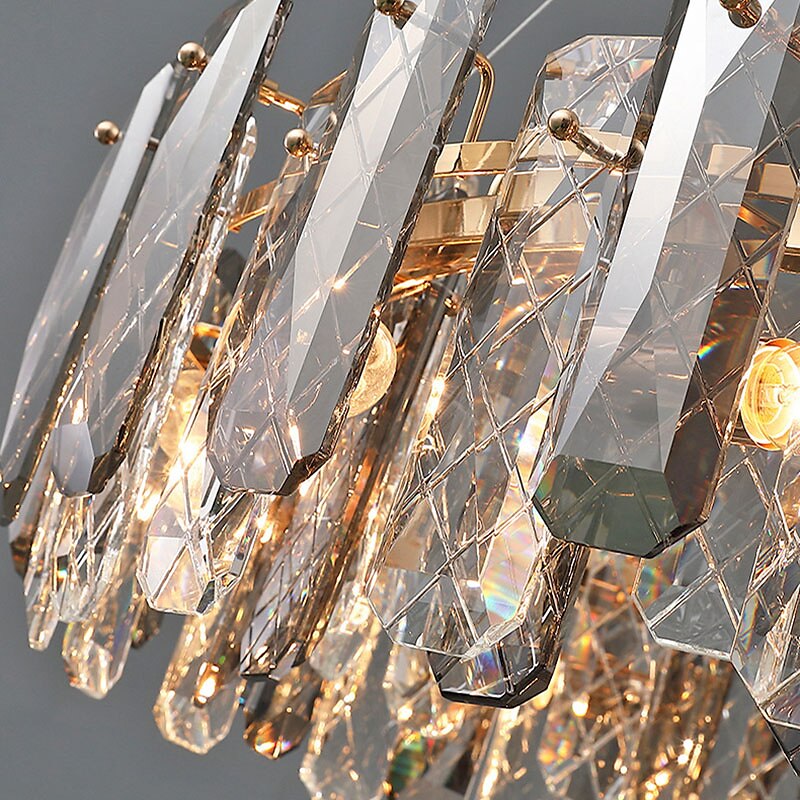 LED Pendant Lights 60 cm Pendant Lantern Design Chandelier Stainless Steel Electroplated Modern 110-240V 2025 - $1256.79 –P5