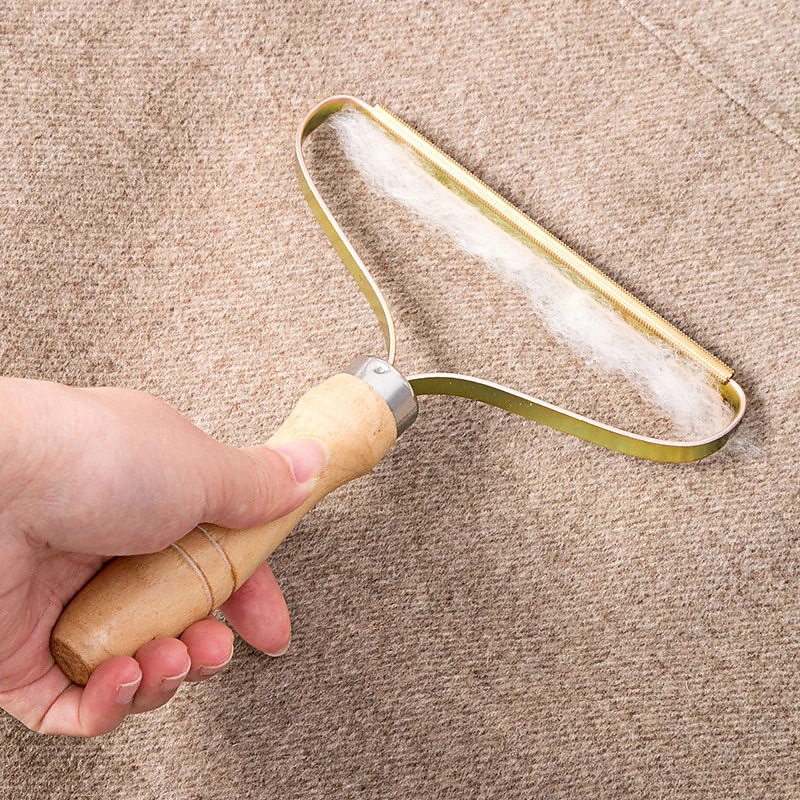 Portable Manual Hair Removal Agent Carpet Wool Coat Clothes Shaver Brush Tool Depilatory Ball Knitting Plush Double-sided Razor 2025 - $6.99 –P4