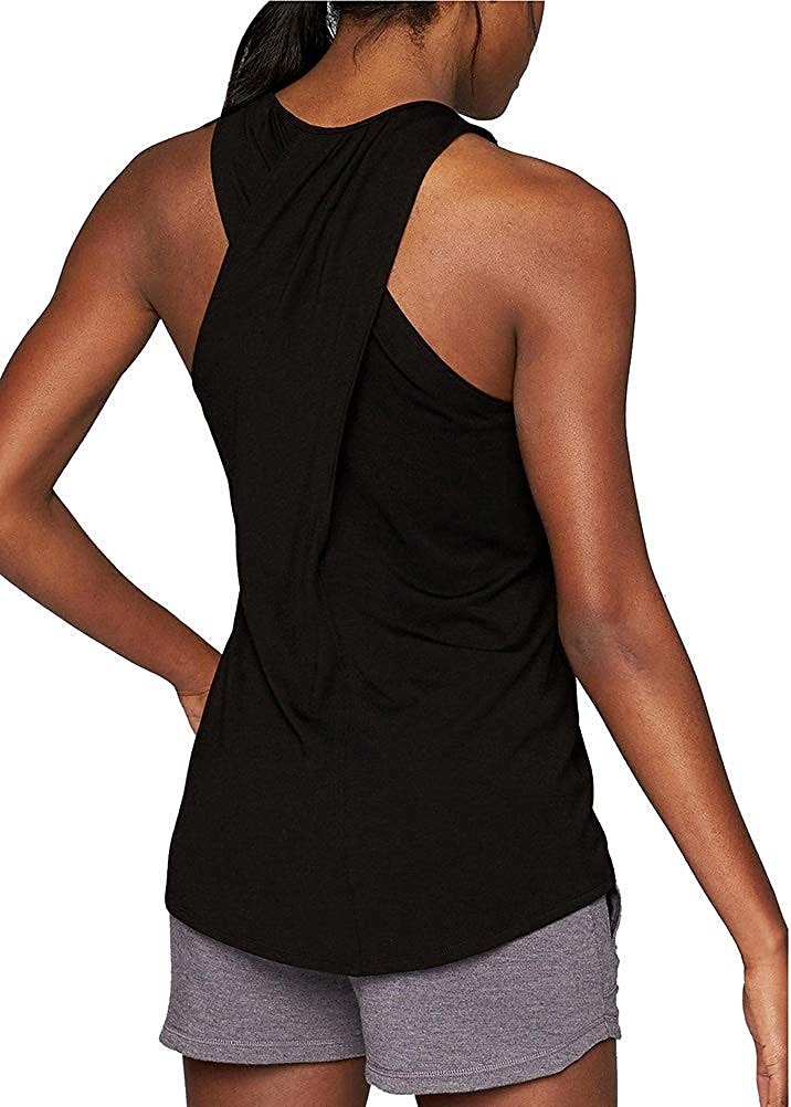 Women's Yoga Top Breathable, Quick Dry, Moisture Wicking Cross Back Sleeveless Sports Fashion Tee Tshirt, Tank Top For Fitness, Gym Workout, Running Activewear Black / Pink / Red 2025 - $10.39 –P4