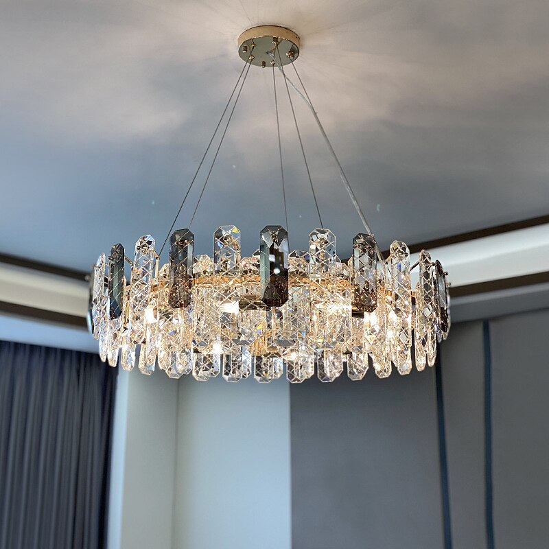 LED Pendant Lights 60 cm Pendant Lantern Design Chandelier Stainless Steel Electroplated Modern 110-240V 2025 - $1256.79 –P8