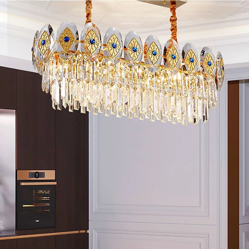 lampada a sospensione a led 80 cm lampadario a sospensione design lanterna in acciaio inox elettrolitico moderno 220-240v del 2025 a $2315.99 –P11