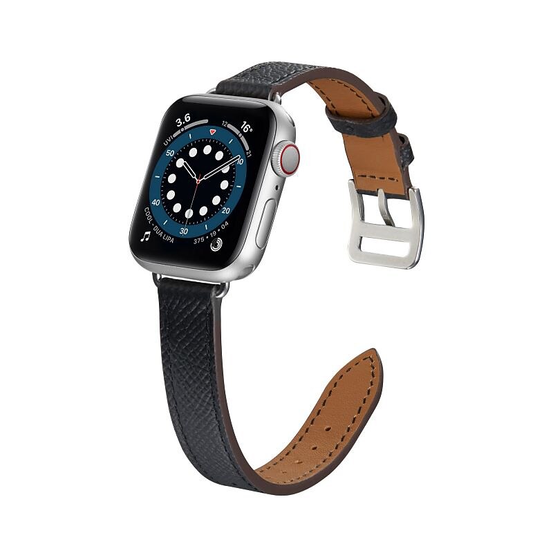 1 pcs Slimme horlogeband voor Apple iWatch Apple Watch-serie 7 / SE /  6/5/4/3/2/1 Leren lus Zakelijke band Gewatteerd PU-leer Klassieke sluiting  Vervanging Polsband 8825265 2022 – €16.99