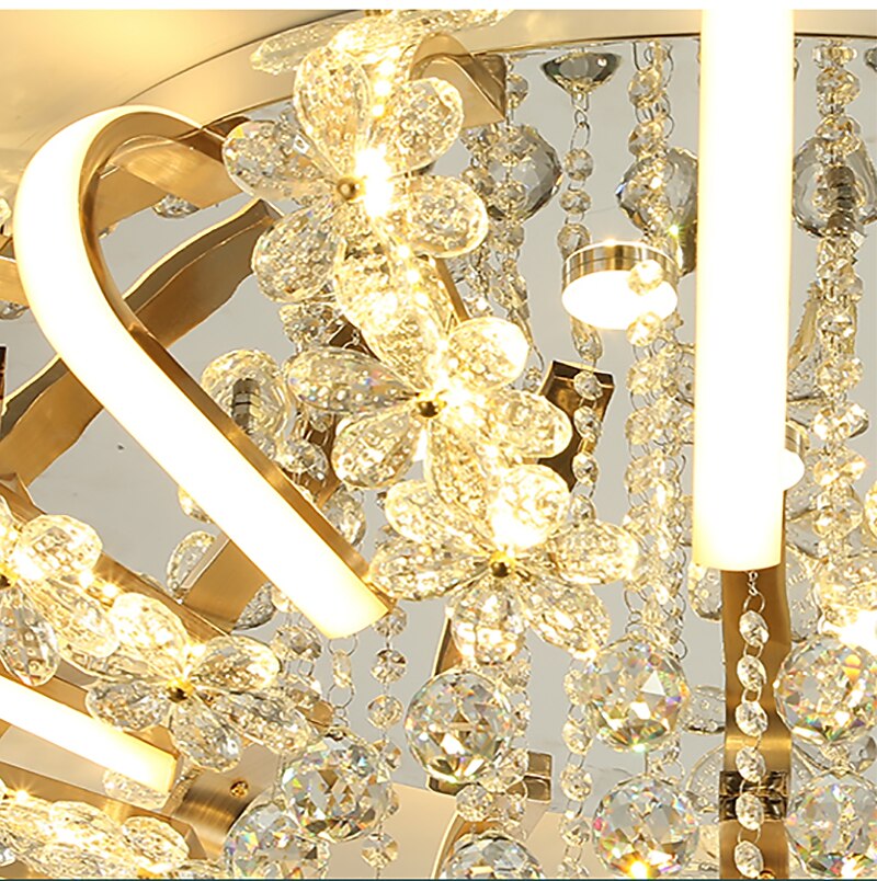 Φώτα οροφής 52cm 82cm led μοναδικής σχεδίασης πολυέλαιος χωνευτός φωτισμός ανοξείδωτος σκανδιναβικός στυλ 110-120v 220-240v 2025 - $773.99 –P12
